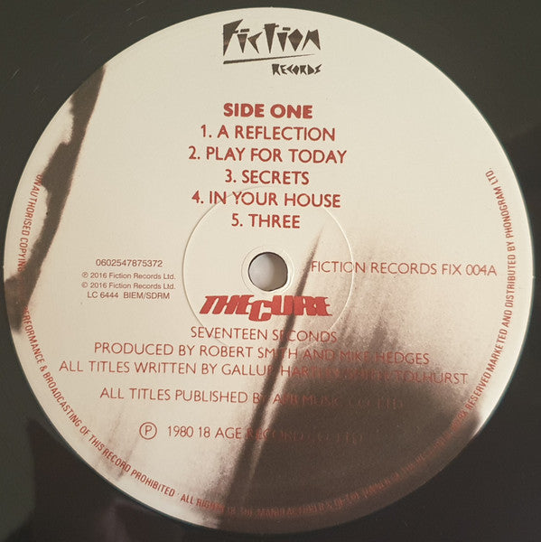 The Cure - Seventeen Seconds