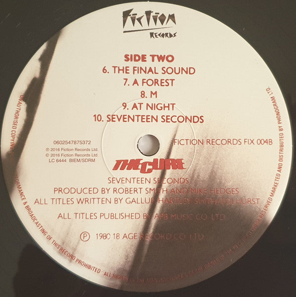 The Cure - Seventeen Seconds