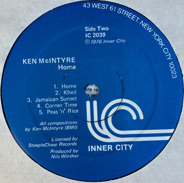 Ken McIntyre - Home