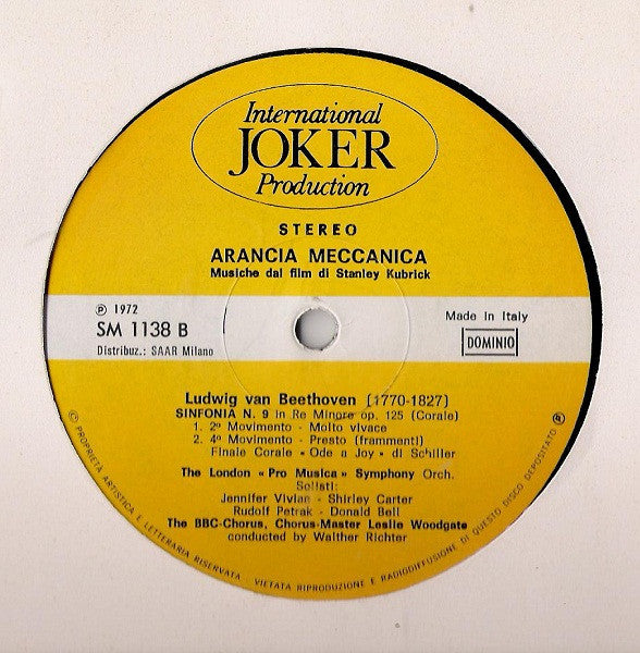 Berliner Symphoniker - Arancia Meccanica - Musiche Dal Film Di Stanley Kubrick