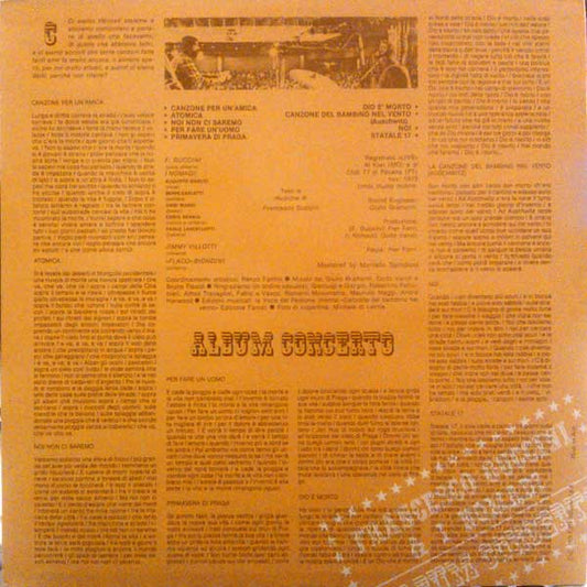 Francesco Guccini - Album Concerto