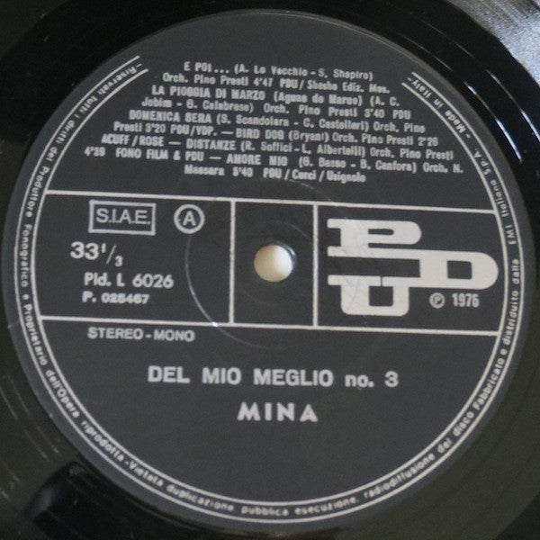 Mina - ...Del Mio Meglio N.3