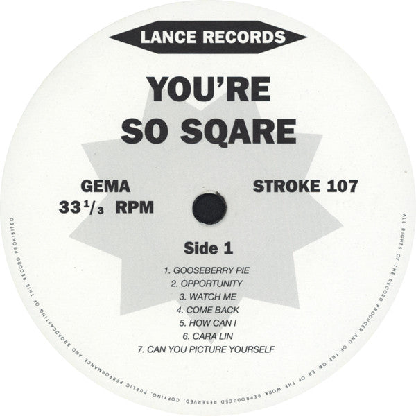 Various - You're So Square (14 Mid Sixties US Garage Band Jewels)