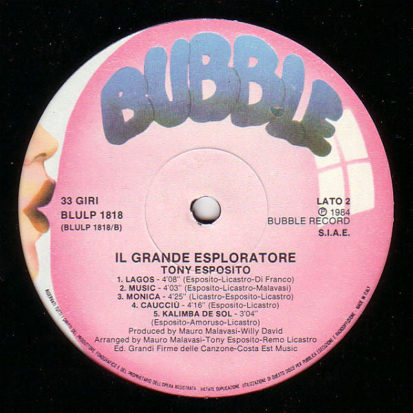 Tony Esposito - Il Grande Esploratore