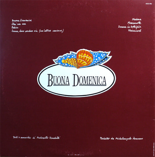 Antonello Venditti - Buona Domenica