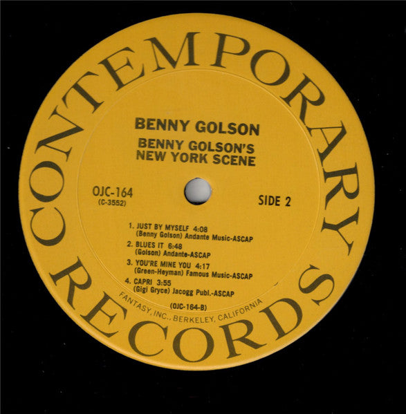 Benny Golson - Benny Golson's New York Scene