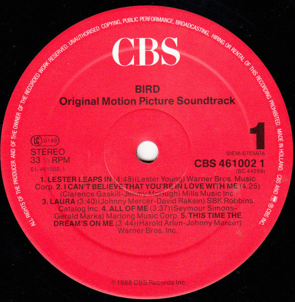 Bird - Bird (Original Motion Picture Soundtrack)