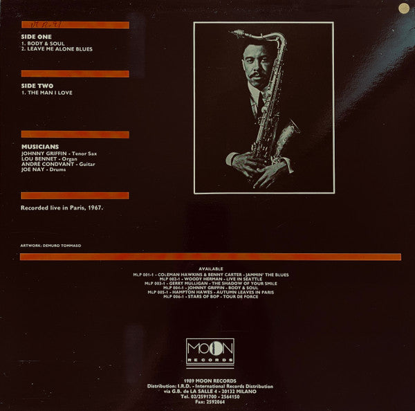 The Johnny Griffin Quartet - Body And Soul