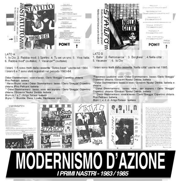 Statuto - Modernismo D'Azione