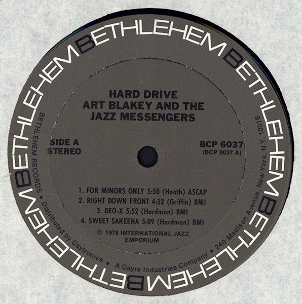 Art Blakey & The Jazz Messengers - Hard Drive