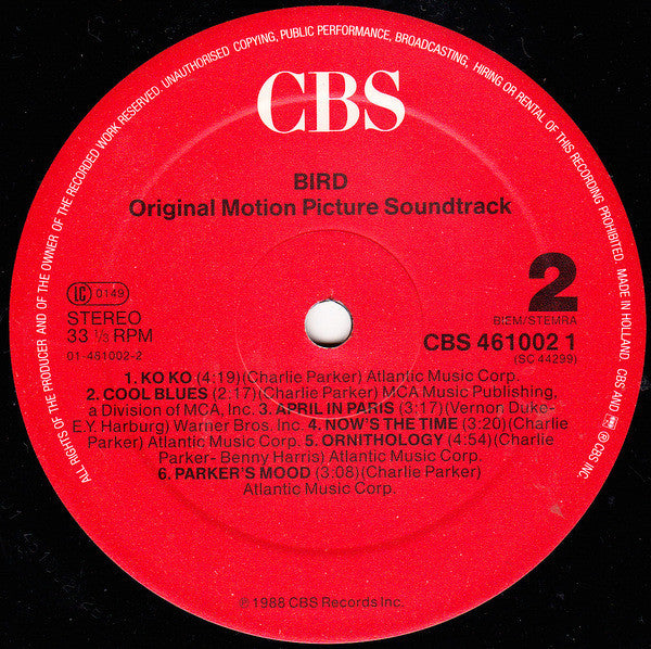 Bird - Bird (Original Motion Picture Soundtrack)