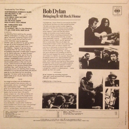 Bob Dylan - Bringing It All Back Home