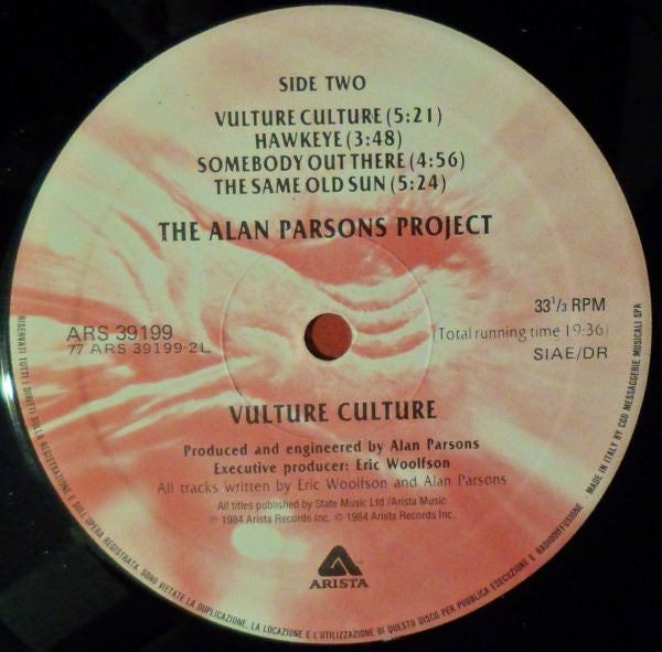 The Alan Parsons Project - Vulture Culture