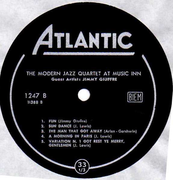 The Modern Jazz Quartet - The Modern Jazz Quartet At Music Inn