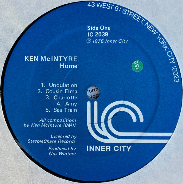 Ken McIntyre - Home