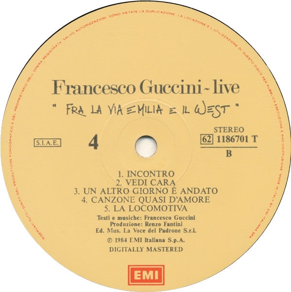 Francesco Guccini - Fra La Via Emilia E Il West