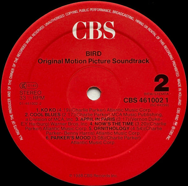 Bird - Bird (Original Motion Picture Soundtrack)