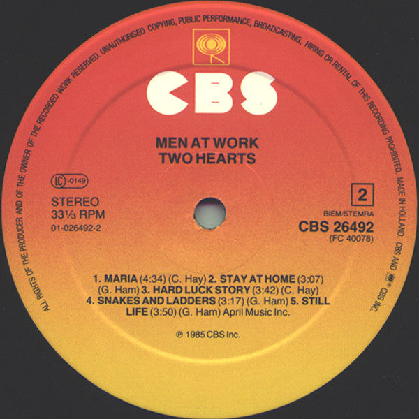 Men At Work - Two Hearts