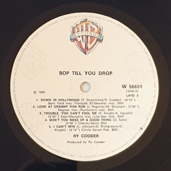 Ry Cooder - Bop Till You Drop