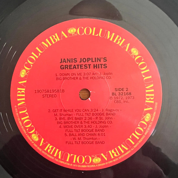 Janis Joplin - Janis Joplin's Greatest Hits