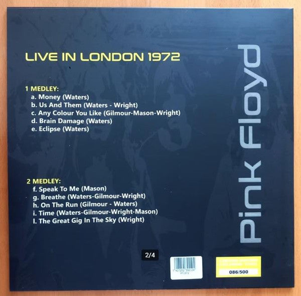 Pink Floyd - Live In London 1972
