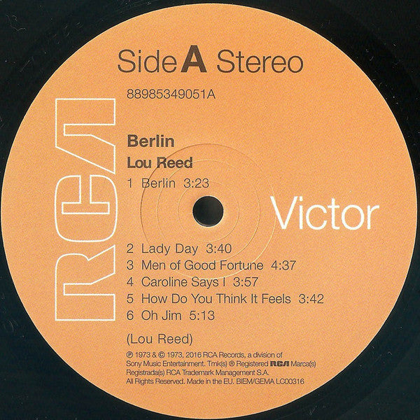 Lou Reed – Berlin (nuovo)