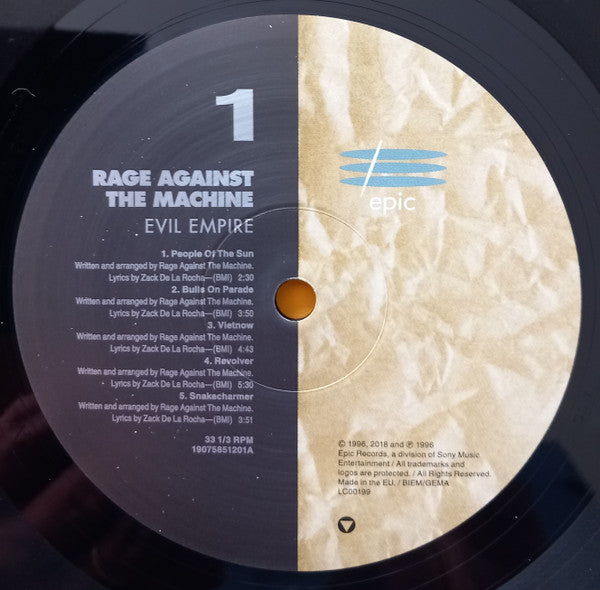 Rage Against The Machine - Evil Empire (nuovo)