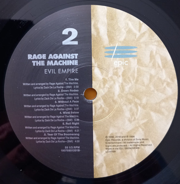 Rage Against The Machine - Evil Empire (nuovo)