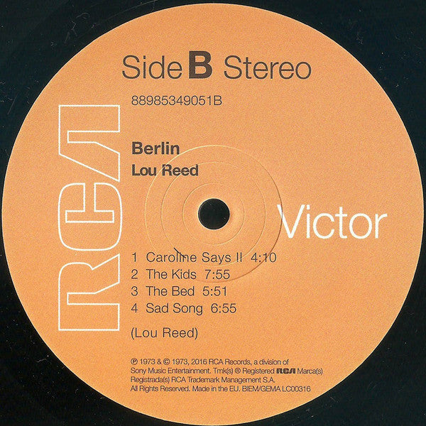 Lou Reed – Berlin (nuovo)