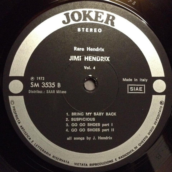Jimi Hendrix - Rare Hendrix Vol. 4