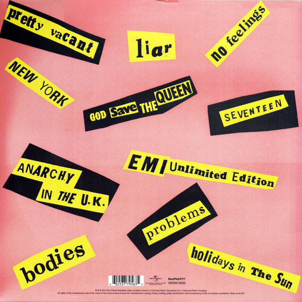 Sex Pistols - Never Mind The Bollocks Here's The Sex Pistols (nuovo)