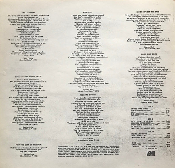 Crosby, Stills, Nash & Young - 4 Way Street