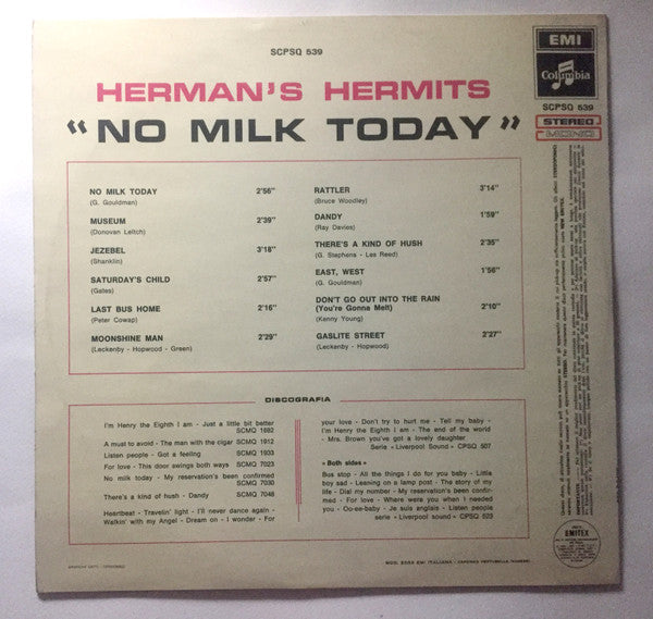 Herman's Hermits - No Milk Today