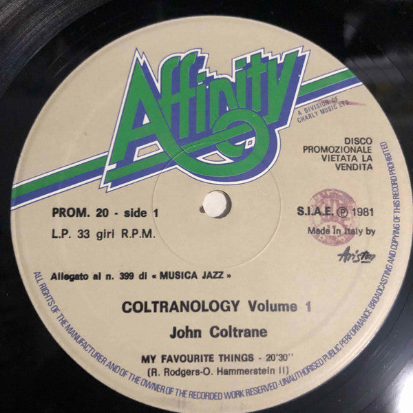 John Coltrane - Coltranology Volume One