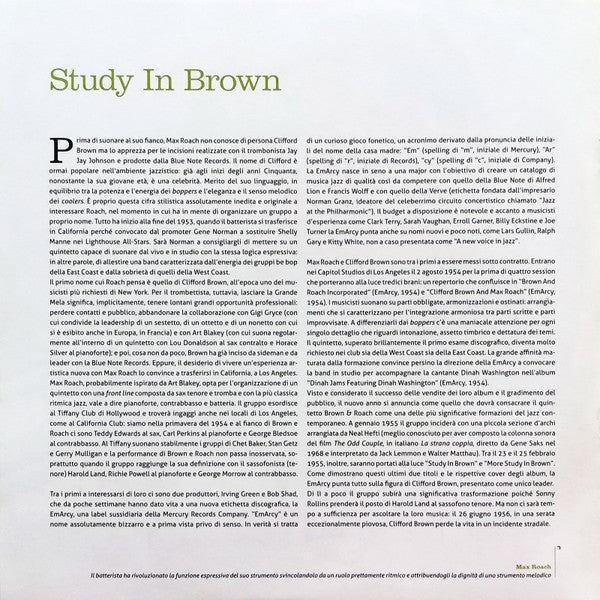 Clifford Brown And Max Roach - Study In Brown