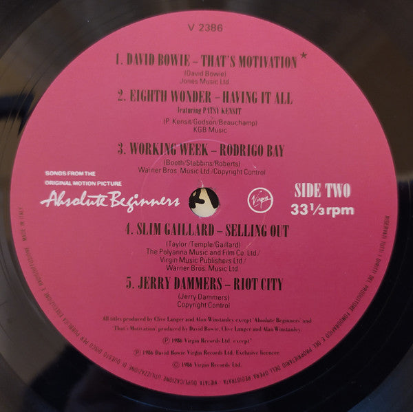 Various - Absolute Beginners - The Musical (Songs From The Original Motion Picture)