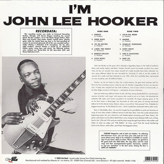 John Lee Hooker - I'm John Lee Hooker