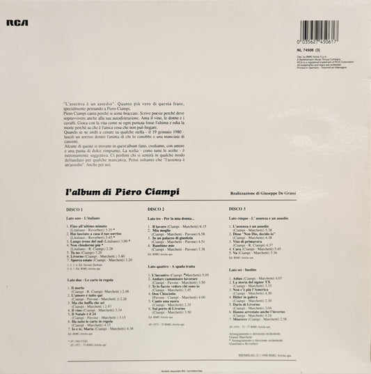 Piero Ciampi - L'Album Di Piero Ciampi (box)