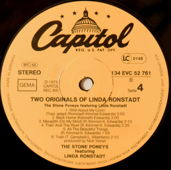 Linda Ronstadt - 2 Originals Of Linda Ronstadt
