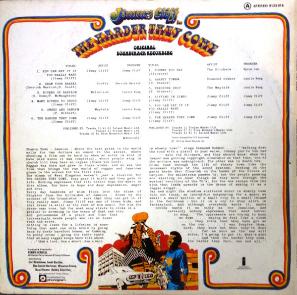 Various - The Harder They Come (Original Soundtrack Recording)