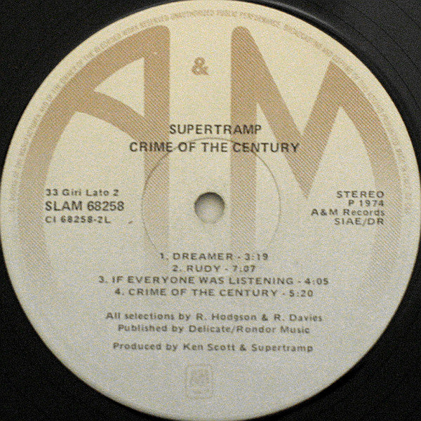 Supertramp - Crime Of The Century
