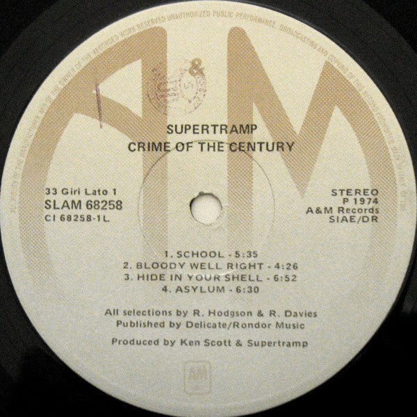 Supertramp - Crime Of The Century