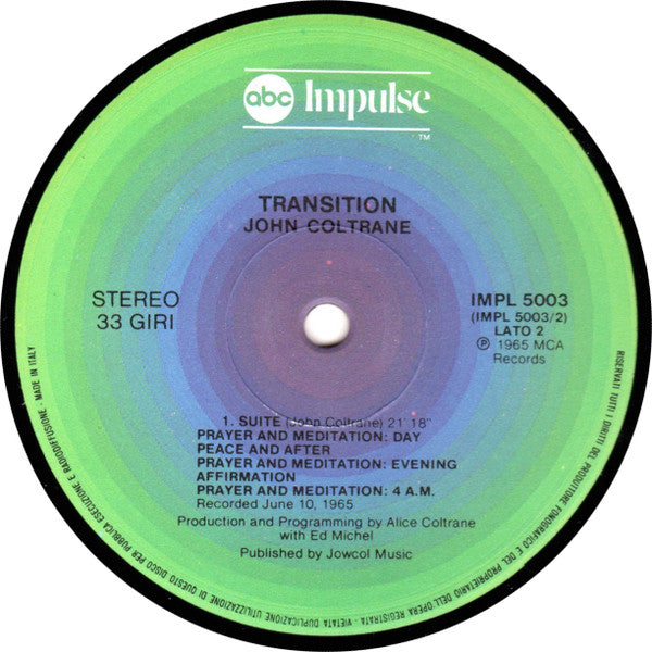 John Coltrane - Transition