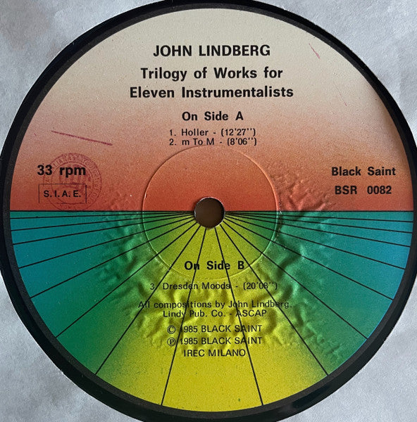 John Lindberg - Trilogy Of Works For Eleven Instrumentalists