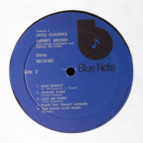Sidney Bechet - Jazz Classics Volume 2