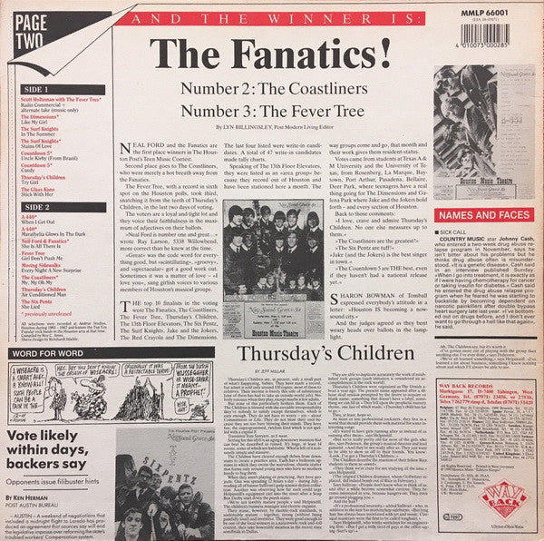 Various - The Houston Post: Nowsounds Groove-In