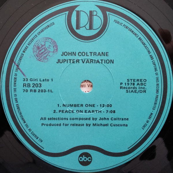 John Coltrane - Jupiter Variation