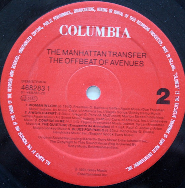The Manhattan Transfer - The Offbeat Of Avenues