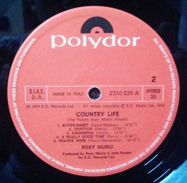 Roxy Music - Country Life