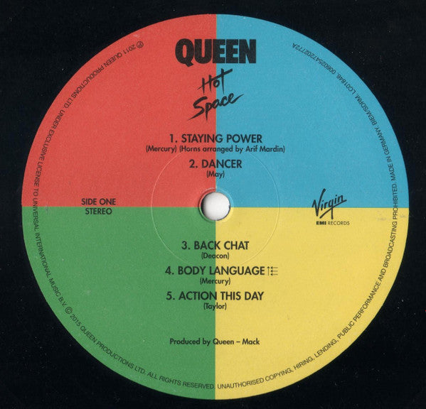 Queen - Hot Space - (nuovo)